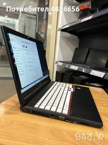 Като нов! Японски лаптоп Fujitsu E556 i5/8GB RAM/256GB SSD, 3м. гаранция!, снимка 7 - Лаптопи за дома - 54779837
