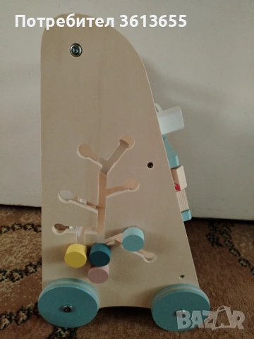 Бебешки дървен уокър, снимка 2 - Проходилки - 54088036