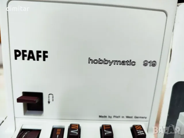 Шевна машина PFAFF hobbymatic 919 , снимка 4 - Шевни машини - 55477292