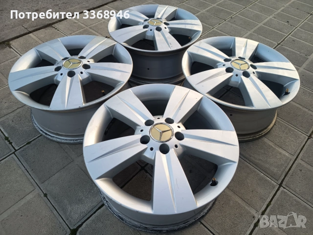 Оригинални Джанти Мерцедес ВИАНО Вито 17" 5х112 Mercedes Vito 5x112, снимка 10 - Гуми и джанти - 54047041