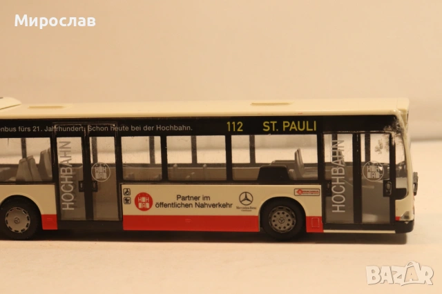 RIETZE H0 1/87 MERCEDES АВТОБУС МОДЕЛ КОЛИЧКА ИГРАЧКА, снимка 2 - Колекции - 54028937