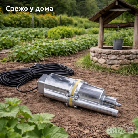Дебит - Помпа за чиста вода с горно засмукване за дълбоки кладенци 1500W 1100L, снимка 9 - Напояване - 54564898