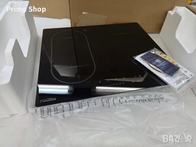 Индукционен котлон за вграждане, 7000W, 4 зони, Bridge функция, 60 см, COVERCOOK, снимка 10 - Котлони - 55590539