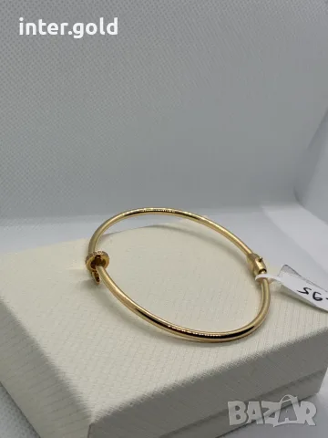 Златна гривна 4.95гр, снимка 4 - Гривни - 55638730