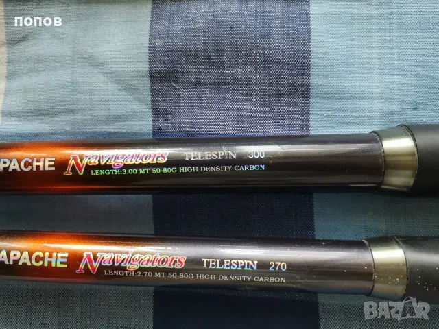 Apache navigators telespin carbon  3.00m/270m, снимка 4 - Въдици - 55537020