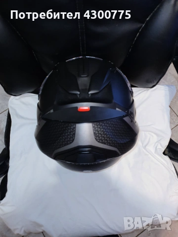 Модулна каска Shark EVO GT Encke Matt Black Anthracite / размер: XL, снимка 6 - Аксесоари и консумативи - 54065248