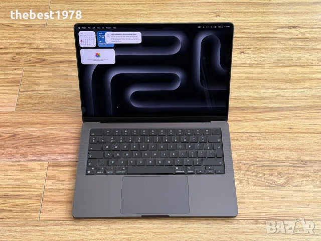 MacBook Pro 14`M4 Pro/14 CPU/20 GPU/24GB RAM/1000GB SSD/Гаранция/Батерия 100%/Space Black, снимка 2 - Лаптопи за работа - 55268119