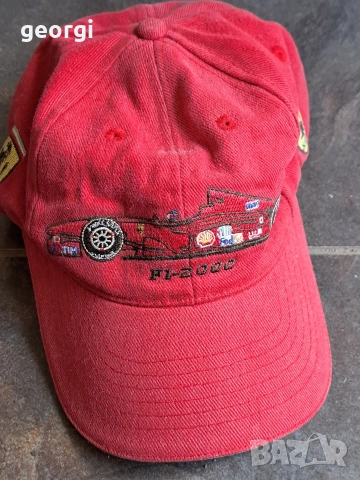 оригинална винтидж шапка Ferrari F1 - 2000 35/3, снимка 3 - Шапки - 54726465