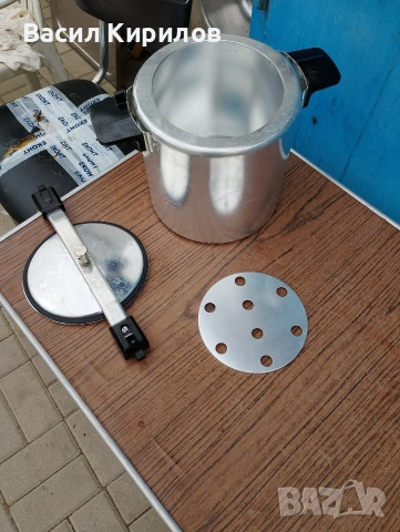 Тенджера под налягане 8 литра Унгарска от соца , снимка 5 - Съдове за готвене - 54206875