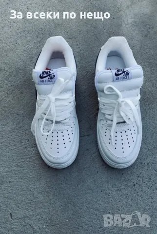 Nike Дамски Бели Маратонки👟Дамски Спортни Обувки В Бял Цвят Найк Код Megi, снимка 3 - Маратонки - 55422772