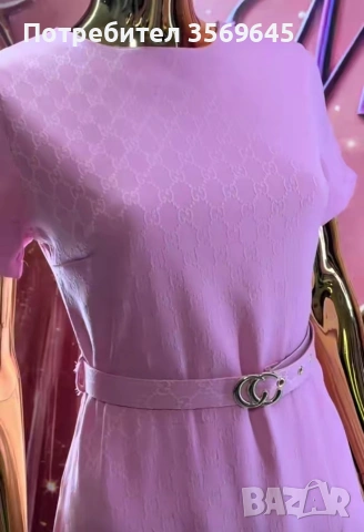 Рокля с колан Gucci, снимка 2 - Рокли - 54072927