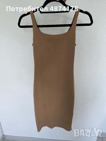 Рокля Zara в кафяво