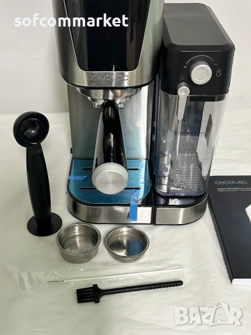 Кафемашина Cecotec Power Espresso 20 Cream – С Гаранция!, снимка 2 - Кафемашини - 55122189