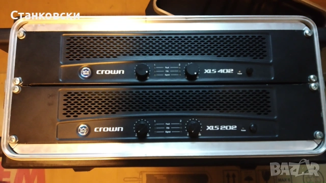 Продавам 2бр. усилватели, Crown XLS 402 и Crown XLS 202 