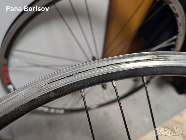Шосейни Капли Campagnolo Khamsin - Дефект, снимка 7 - Части за велосипеди - 55261695
