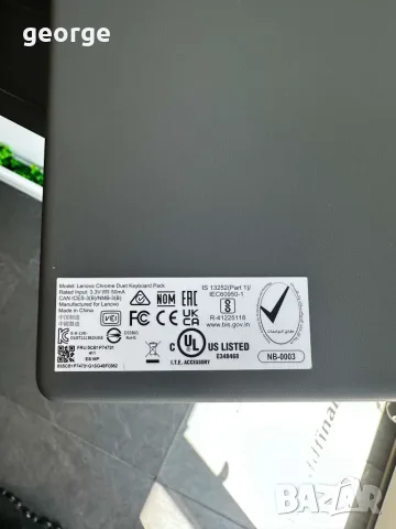 Таблет Lenovo Chromebook Duet 11M889, 10.95 WUXGA (1920x1200), снимка 3 - Таблети - 55614836