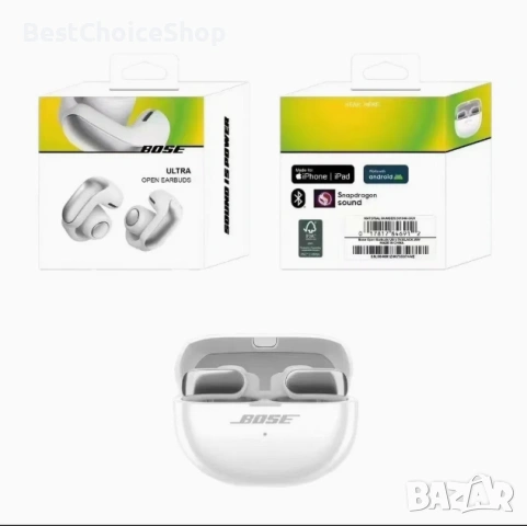 Безжични блутут слушалки със зареждащ кейс - Bose Open Earbuds Ultra, Wireless, Bluetooth , снимка 11 - Безжични слушалки - 55180275