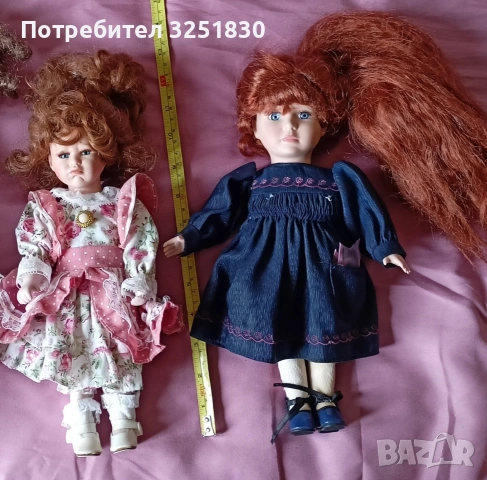 Порцеланови кукли, от 90-те, колекционерски. Общо 12 евро.