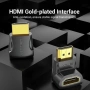 Vention HDMI адаптер 90° ъглов (M/F) – Right Angle HDMI, снимка 9