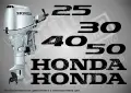 HONDA след 2008 извънбордови двигател стикери 25 30 40 50 hp, снимка 1