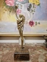 Страхотна антикварна бронзова пластика фигура статуетка скулптура , снимка 3