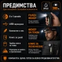 Акумулаторен челник LED фенер за глава ръчен фенер къмпинг лампа USB, снимка 4