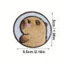 Капибара Capybara емблема апликация за дреха дрехи самозалепваща се нашивка, снимка 4