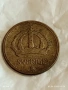Сребърна монета 10 йоре 1950г. Швеция Крал Густав IV Адолф 51062, снимка 4