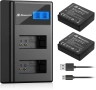 Резервна батерия Powerextra за фотоапарати Panasonic DMW BLG10 и LCD с двойно зарядно- 2 броя, снимка 1