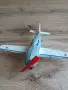 Стара руска ламаринена играчка самолет Досаав. , снимка 3