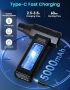 Мини въздушен бластер 130000 RPM 5000mAh LED, снимка 6