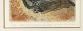 Стара картина, суха игла, литография, офорт, графика, подписана. Warner Hemstede, снимка 3