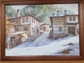 Картина Пейзаж върху фазер, снимка 1