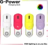Зарядна станция G-Power за безжична мишка Logitech G502 G502X Plus GPW G903 G703 с RGB осветление, снимка 7