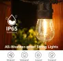 Lepro S14 Външни гирлянди - 15 метра с 15 нечупливи LED крушки Edison, водоустойчиви, снимка 6