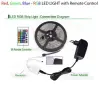 Лента с RGB LED диоди и дистанционно управление 5 метра, подходяща за кухненско осветление, снимка 7
