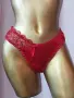 XL Червена сатенена бикина , снимка 1