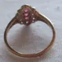 Лот от пръстени с рубини. Сребро с позлата., снимка 5
