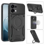 Магнитен Калъф за Oppo A6 Pro 5G / 4G с 360° Стойка - TPU+PC, Военна защита, 6 цвята, снимка 7
