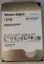 WD 12TB SATA hdd hard disk drive хард диск малко ползван, за NAS, за Компютър или видеонаблдение, снимка 1