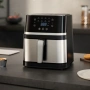 Електрически фритюрник с капацитет 10L – неръждаема стомана, 1350W, автоматично изключване, снимка 2