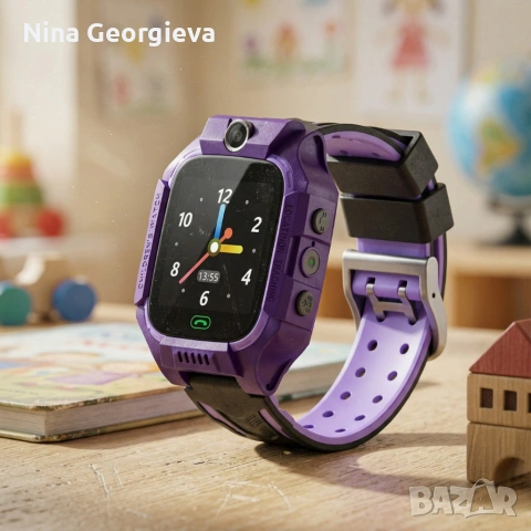 Детски смарт часовник с GPS и SOS бутон, снимка 4 - Смарт часовници - 54431749