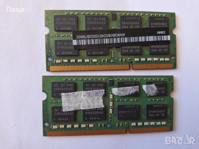 SAMSUNG Memory 16GB/16  две/ 2Rx8 PC3L-12800S-11-13-F3 RAM, снимка 3 - Части за лаптопи - 54985315