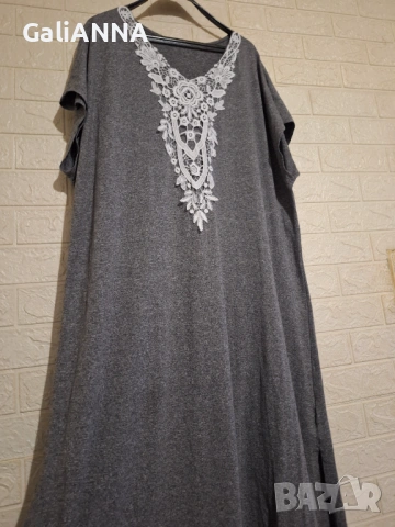 СТРАХОТНА ДЪЛГА РОКЛЯ 3XL-4XL