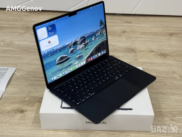 Като Нов 13.6’ Apple Macbook Air M4 16GB Ram 256GB SDD  100% Battry -Гаранция, снимка 4 - Лаптопи за работа - 55430413