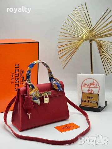 Hermes Нова Дамска Кожена Чанта Ерме Различни Цветове , снимка 3 - Чанти - 55288931