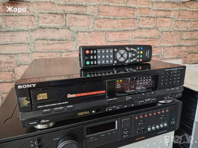 ⏯️Клип. Sony CDP-M75 TDA1541 (samle modded), снимка 5 - Ресийвъри, усилватели, смесителни пултове - 55413309
