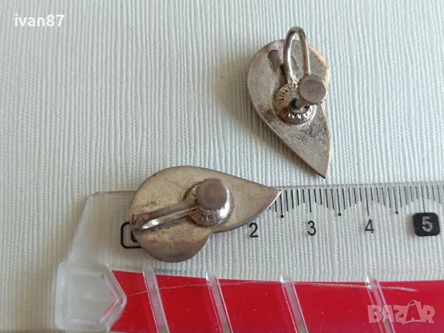 Сребърни обеци (17), снимка 5 - Обеци - 55692388
