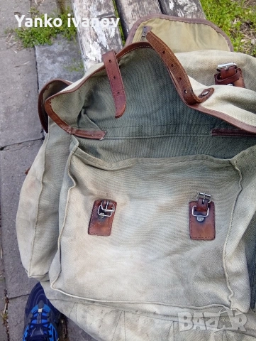 Брезентова раница, снимка 3 - Други ценни предмети - 54302585
