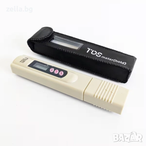 Дигитален TDS метър 0-9990 ppm – Качество на питейната вода, аквариум, басейн, филтри 10055